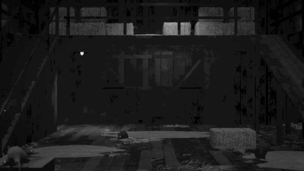 Storage Shed, the default view from the shooter’s position